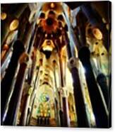 Interior Da Sagrada Família #gaudí Canvas Print