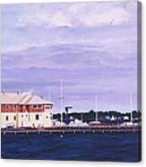 Island Heights Yacht Club Canvas Print