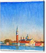 Isola Di San Giorgio Venice Italy Canvas Print