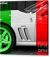 Italian Stallion . 2003 Ferrari 575m Canvas Print