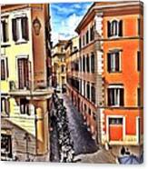Italian Street Scene Canvas Print