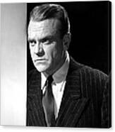 James Cagney, Portrait, 1950s Canvas Print