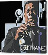 John Coltrane Abstract Canvas Print