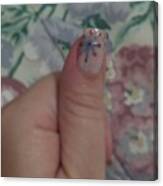 Jugando Con Mis Uñas #nail #holidays Canvas Print