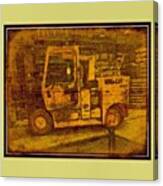 Just A Forklift.... #urbangangfamily Canvas Print