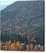 Kaslo In The Fall Canvas Print