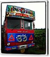 Keep On Trucking #truck #india #nasik Canvas Print