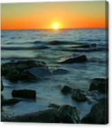 Lake Erie Sunset Canvas Print