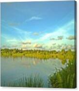 Lake Of Fuvahmulah Canvas Print