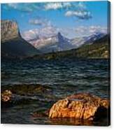 Lake St Mary Glacier National Park Canvas Print
