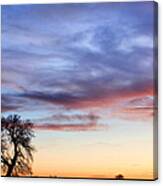 Late March Country Sunrise Canvas Print
