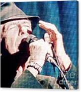 Leonard Cohen_a Life Of Passion Canvas Print