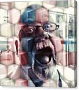 Lew Cubed - Crazy As Ever! #portrait Canvas Print