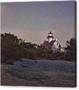Lighthouse Full Moon Ii Canvas Print