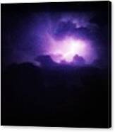 #lightning #thunder #guernsey #rare Canvas Print