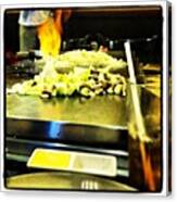 #littletokyo #food #yummy #fire #grill Canvas Print