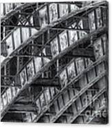 Longfellow Bridge Arches Iv Canvas Print