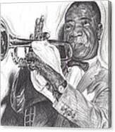 Louis Armstrong Canvas Print