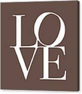 Love In Chocolate Canvas Print