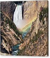 Lower Falls Of The Yellowstone 2 Canvas Print