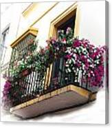 Malaga Spain Grand Balcony Canvas Print