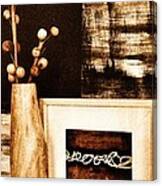 Mangowood Vase In Decor Canvas Print