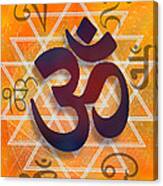 Many Faces Of Om Canvas Print