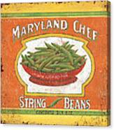 Maryland Chef Beans Canvas Print