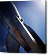 #metallic #rocketship #sanfrancisco Canvas Print