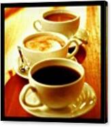 Morning Cup(s). #caffeine #ilovecoffee Canvas Print