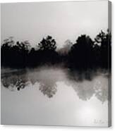 Morning Mist Reflection Canvas Print