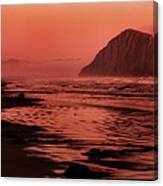 Morro Sunset Canvas Print