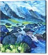 Mountain River Canvas Print