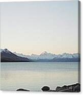 Mt Cook From Lake Pukaki Canvas Print