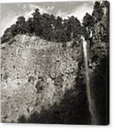 Multnomah Falls Cliff Face Canvas Print