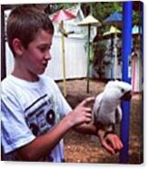 My #son With Baby (i Think Thats It Canvas Print