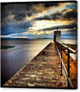 #nairn #harbour #scotland #hdr #iphone Canvas Print