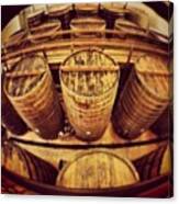 #napa #wine #barrels #instahub Canvas Print