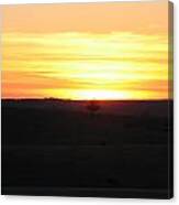 Nebraska Sunset Canvas Print