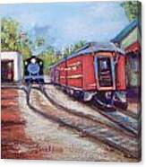 New Hope Train Stop Canvas Print