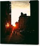 New York City Sunset Canvas Print