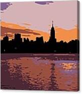 Nyc Morning Color 6 Canvas Print