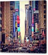 #nyc #newyorkcity #newyork #bigapple Canvas Print