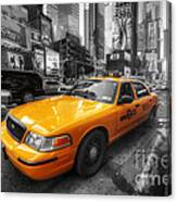 Nyc Yellow Cab Canvas Print