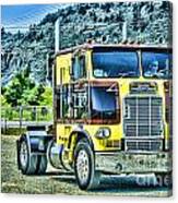 Old Freightliner Coe-hdr Canvas Print