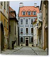 Old Street In Bratislava Canvas Print