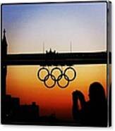 Olympic Tower Bridge Sunset Canvas Print