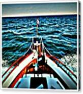 On The Move. #sailing #sailboat #boat Canvas Print