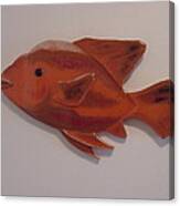 Orange Fish Canvas Print
