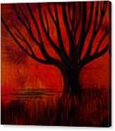 Orange Tree-distorted Canvas Print